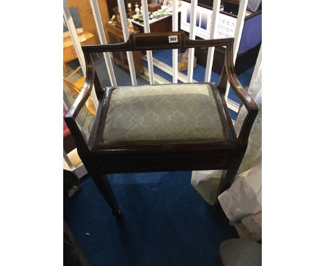 Edwardian piano stool 