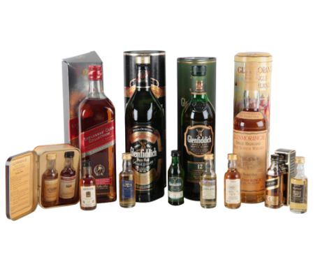 GLENFIDDICH SPECIAL OLD RESERVE SINGLE MALT WHISKYone litre bottle, Glenfiddich 12 year old Signature single malt whisky, one