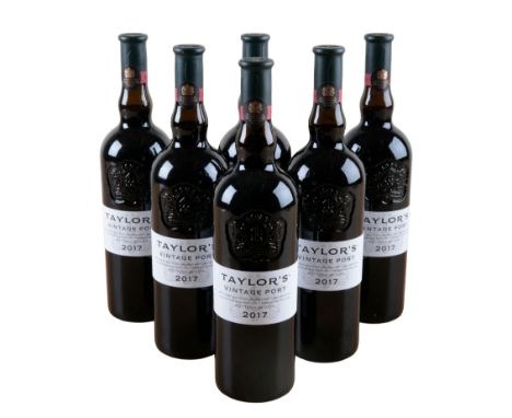 TAYLORS VINTAGE PORT 2017twelve 75cl bottles, owc (12)