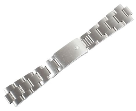 ROLEX DATE JUST: A STAINLESS STEEL BRACELET14cm long