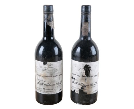 SMITH, WOODHOUSE & CO VINTAGE PORT 1977two 75cl bottles (2)