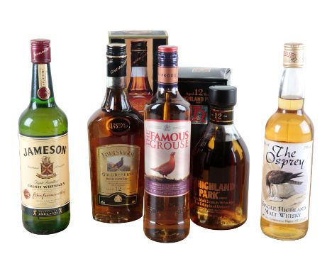 HIGHLAND PARK 12 Y.O OLD SINGLE MALT SCOTCH WHISKYone 75cl bottle, boxed; The Osprey single Highland malt whisky, one 70cl bo