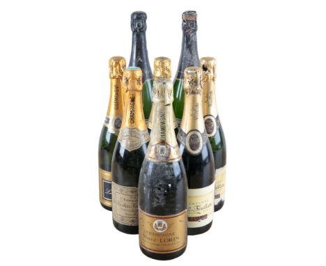 DUBOIS PERE ET FILS 'DU REDEMPTEUR' VINTAGE BRUT CHAMPAGNE 1983two 75cl bottles and six other bottles of non-vintage champagn