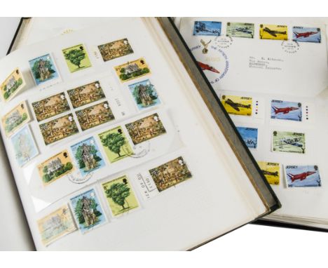 A collection of 1950s and onwards Channel Islands stamps and First Day Covers, in three albums and loose, one box 