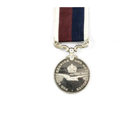 An Elizabeth II RAF Long Service and Good Conduct Medal, awarded to Sergeant A.C. Hopper (529267), RAF 