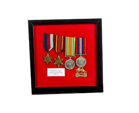 A 2nd Royal Berkshire Regiment World War Two Medal group, awarded to Corporal Herbert Grundy (4804387), comprising Defence, W