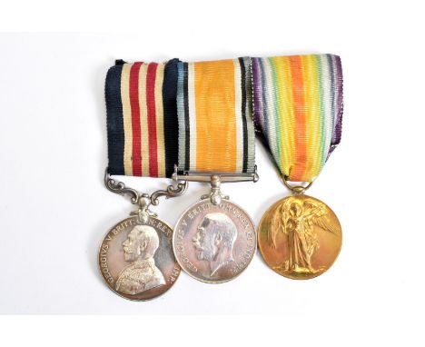 A World War One Royal Garrison Artillery Military Medal group, awarded to Acting Bombardier S Osborne (90291), with Victory a