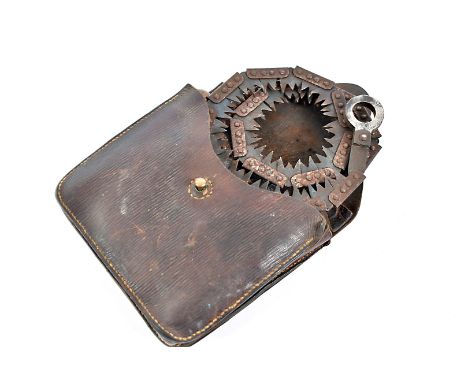A World War One Francis Wood & Son trench saw, the main saw marked with a broad arrow and dated 1915, complete with original 