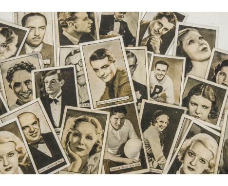 Carreras and Australian Liqorice Movie Themes, three sets Australian Liqorice Film Stars (grey) first and second series (48) 