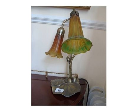 An Art Nouveau Style Table Lamp.