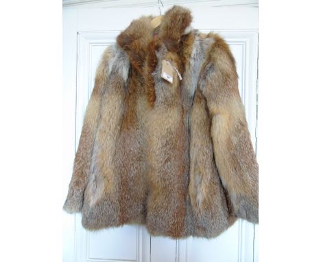 Ladies Light Mink Fur Coat half length.