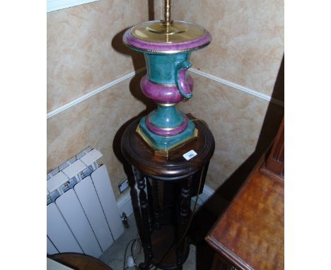 A Plant Stand & Table Lamp (2).