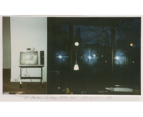 MISCHA KUBALL1959 Düsseldorf -  lebt und arbeitet in Düsseldorf'FOUR FLASHES HISTORY STRIKES BACK (CHICAGO/CAEN)' (1999) Farb