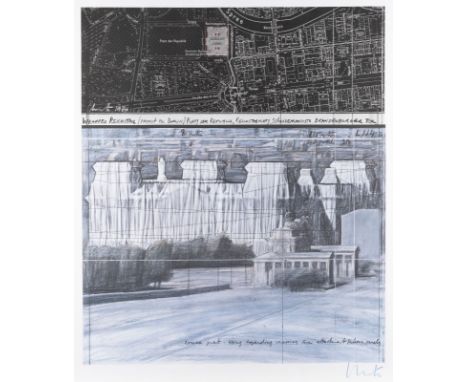 CHRISTO &amp; JEANNE-CLAUDE1935 Gabrowo, Bulgarien bzw. Casablanca - 2009 bzw. 2020 New York City'WRAPPED REICHSTAG (PROJECT 
