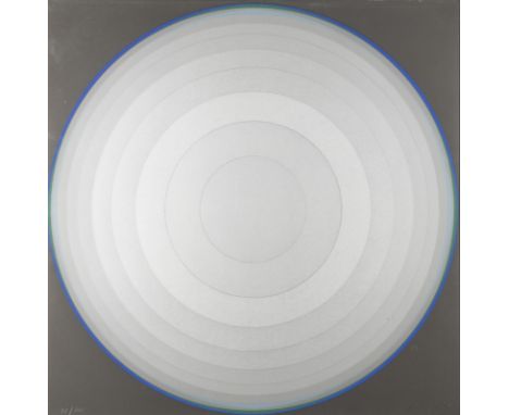 LOTHAR QUINTE1923 Neisse/Oberschlesien - 2000 Wintzenbach/ElsaßOHNE TITEL (1973) Farbserigrafie auf leichtem Karton. SM 49 x 