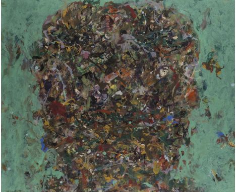 ANCA MURESAN1965 Rumänien -  lebt und arbeitet in Bukarest und DüsseldorfKOPF  Acryl auf Papier. 60 x 73 cm (R. 79,5 x 92,5 c