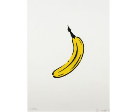 THOMAS BAUMGÄRTEL1960BANANE (1996) Siebdruck. SM 39 x 29 cm (R. 42 x 32 cm). Signiert und datiert unten rechts. Hinter Glas g