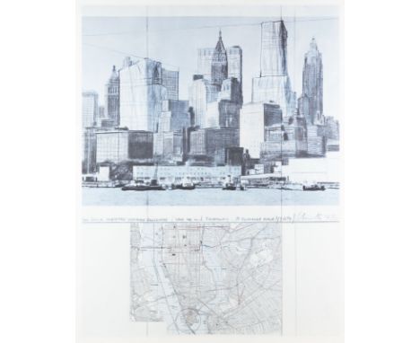 CHRISTO &amp; JEANNE-CLAUDE1935 Gabrowo, Bulgarien bzw. Casablanca - 2009 bzw. 2020 New York City'TWO LOWER MANHATTAN WRAPPED