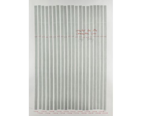JOSEPH BEUYS1921 Krefeld - 1986 Düsseldorf'COUNTDOWN 2000' (1981) Farboffset auf Bütten. DM 79,5 x 55,2 cm, SM 87 x 62,5 cm (