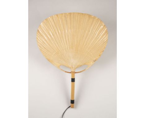 INGO MAURER1932 Reichenau - 2019 MünchenDESIGN M WANDLEUCHTE MODELL 'UCHIWA' Deutschland, Design M, Entwurf 1973 Bambus, Reis