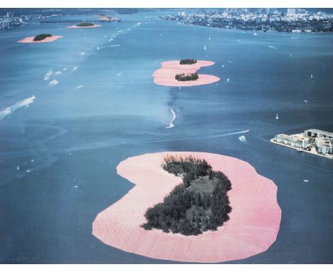 CHRISTO &amp; JEANNE-CLAUDE1935 Gabrowo, Bulgarien bzw. Casablanca - 2009 bzw. 2020 New York City'SURROUNDED ISLAND, BISCAYNE