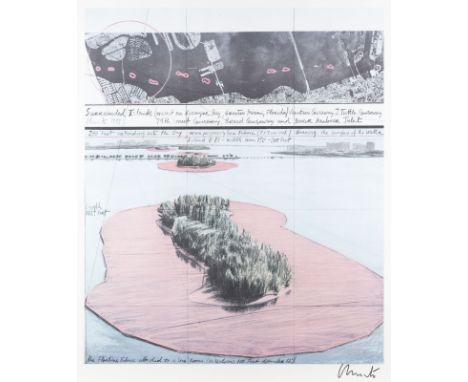 CHRISTO &amp; JEANNE-CLAUDE1935 Gabrowo, Bulgarien bzw. Casablanca - 2009 bzw. 2020 New York City'SURROUNDED ISLANDS (PROJECT