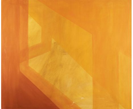 SALLY TSANG1964 Hongkong -  lebt und arbeitet in Düsseldorf'LICHTFELD - SOMMER' (1999) Öl auf Leinwand. 100 x 120 cm (R. 102,