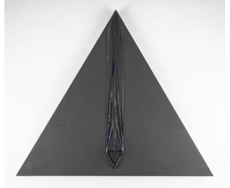 FRANTISEK KYNCL1934 Pardubice - 2011 Düsseldorf'SCHWARZER SCHATTEN' (1989) Mischtechnik auf Leinwand. H. 105 cm, B. 119,5 c,m