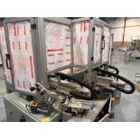 ROTARY FEED STATION ENCLOSURE INCLUDING (3) FANUC SCARA ROBOT MODEL SR-6IA