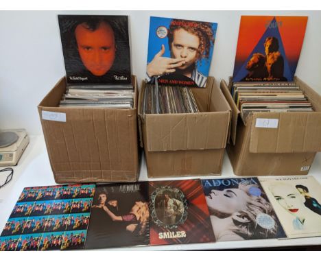 A large collection of 1970s and 1980s LPs to include a 1980's signed The Fabulous Thunderbirds Tuff Enuff record by Jimmy lee
