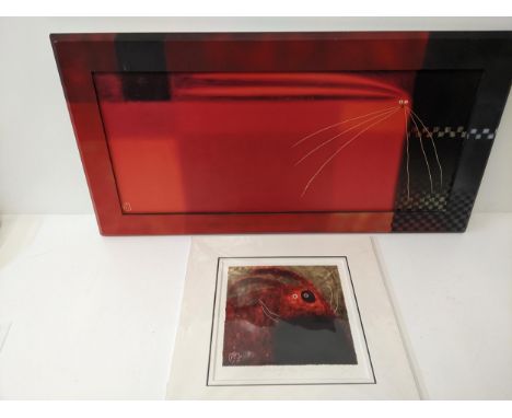 A Govinder Nazran highlighted limited edition print Freddy the Nose and another printLocation: CAB PRIf there is no condition
