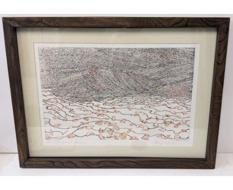 Philip Naylor - a coloured limited edition etching entitled 'Lift Ground Ceramic', 59cm x 38cnm framedLocation:LWBIf there is
