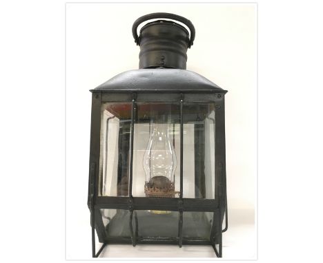 FISHING BOAT CABIN LAMP, CIRCA 1900 (In-house packing unavailable for this lot) 