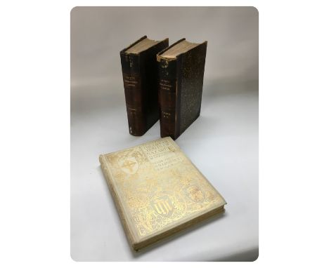 Schmidt (Alexander) Shakespeare-Lexicon. 2nd Ed. in 2 volumes. Original binding showing signs of wear at corners and spine bu