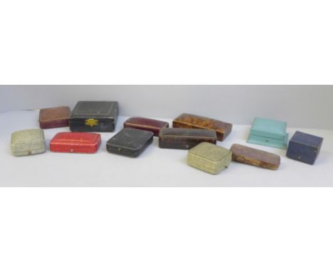 Vintage jewellery boxes 