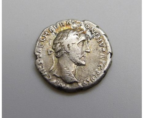 Silver Denarius Antoninus Pius (138-161 AD) 