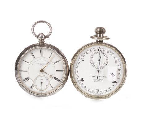 SILVER RAILWAY WATCH MANUFACTURER THOMAS WHEELER OPEN FACE KEY WIND POCKET WATCH, the round white enamel dial with Roman nume