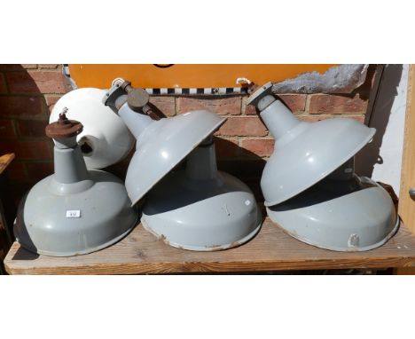 6 industrial enamel shades 