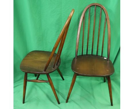 Set of 4 Ercol shaker chairs 