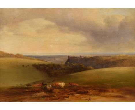 Anthony Vandyke Copley Fielding (British 1787-1855) "Arundel Castle, Sussex" Signed, titled on verso, oil on canvas.27.5 x 40