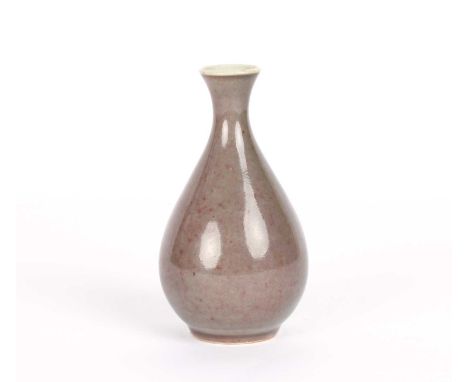 A Small Chinese Flambe Glazed Yuhuchunping Qing Dynasty A Small Chinese Flambe Glazed Yuhuchunping, circa 18th century, predo