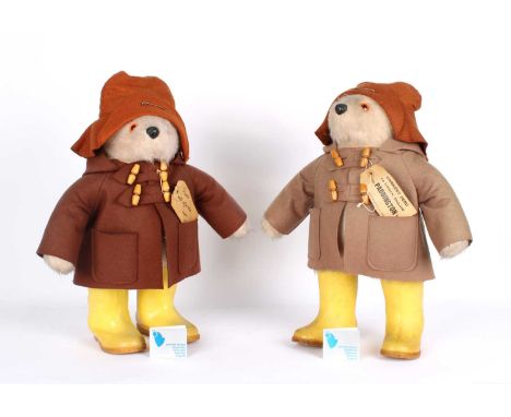 Two 1970s Paddington Bears by Gabrielle Designs of Doncaster Two 1970s Paddington Bears by Gabrielle Designs of Doncaster, in