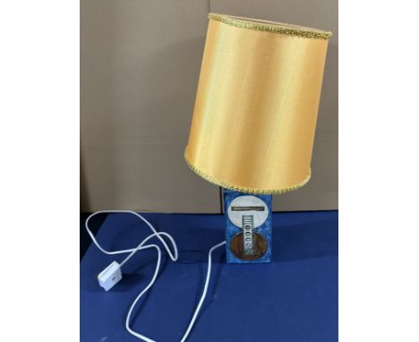 Troika of Cornwall 1970s lamp with original shade 