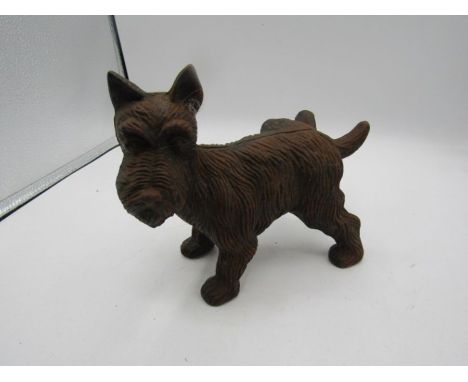 Cast iron Westie door stop