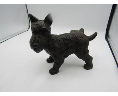 Cast iron Westie door stop