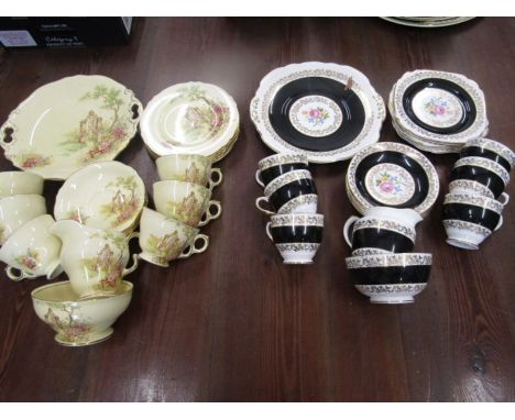 Royal Winton and Cavour ware vintage part tea sets
