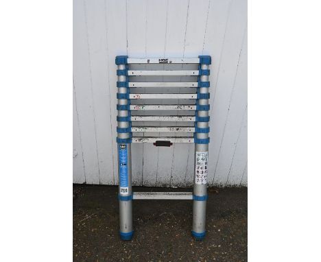 Telescopic alloy extending ladder 