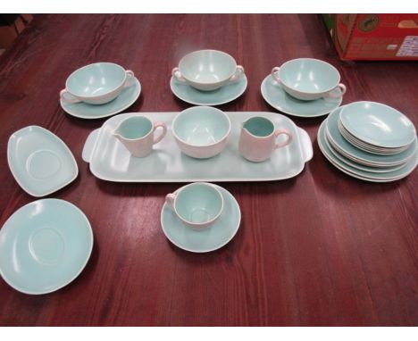 Poole pottery part tea set 