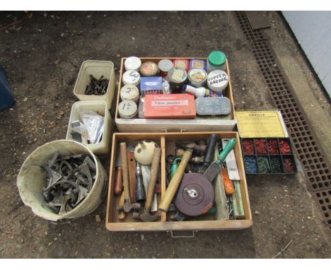 Tools, screws, nails and washers etc 