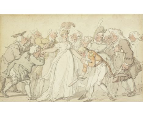 Thomas Rowlandson (London 1756-1827)The Beauty of Bath watercolour on paper13.9 x 22.9cm (5 1/2 x 9in).Footnotes:ProvenanceTh